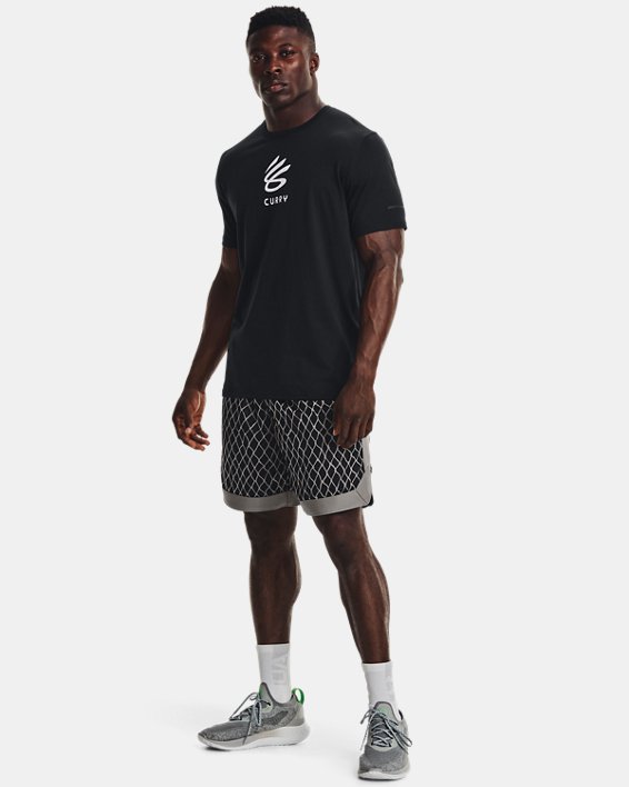 Men's Curry Versa Mesh Shorts, Black, pdpMainDesktop image number 2